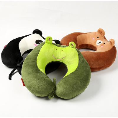 Manufacturers wholesale animal neck protection pillow u-type out of pillow of the plane travel pillow nap office health neck