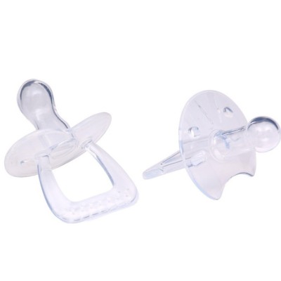 Baby Full Silica Gel Pacifier round Head Flat Head Pacifier Dummy Comforter Pacifier Baby Pacifier Factory Wholesale