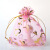 Spot Gold Stamping Peach Heart Yarn Bag Jewelry Sachet Gift Bag Wedding Wedding Candy Bag Organza Transparent Mesh Bag