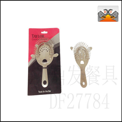 DF27784 tinted stainless steel kitchen and hotel utensils 4-ear filter