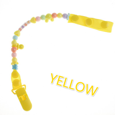 Maternal and Child Supplies Baby Nipple Chain Clip Teether Drop-Preventing Chain Comfort Pacifier Clip Pacifier Strap