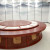 Shanghai hotel box solid wood electric round table new Chinese style solid wood marble dining chair