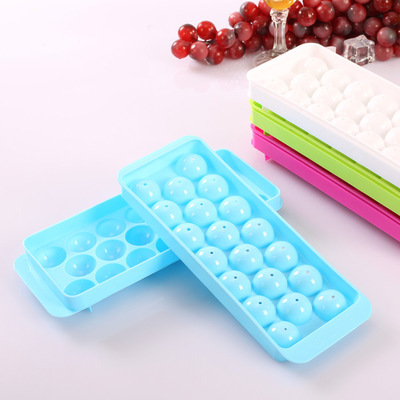 Ice Tray Wholesale 20 Grid round Ice Maker Creative Ice Maker Ice Tray for Ice Cube Box Cold Drinks