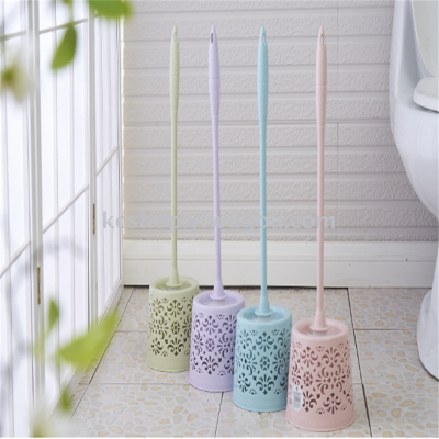 Plastic toilet brush set cleaning brush long handle plastic brush