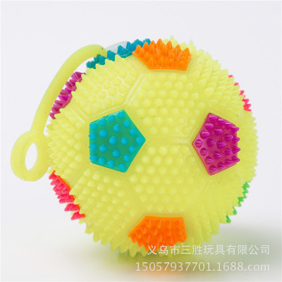 The factory supplies 7.5 football foreign trade goods source hot sells The luminescent BB to call The ball type new luminescent children toy ball