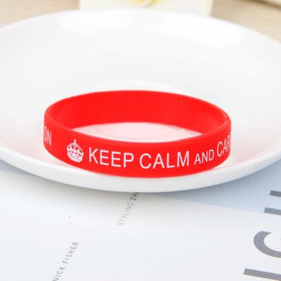 New fashion silicone bracelet mobile pyband logo design customized printing manufacturers direct selling a generation