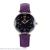 European and American Ms. Fan luxury crystal face digital leather belt fashion watch