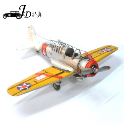 Manufacturers direct selling hand-made old retro model aircraft model home soft decoration creative wedding gifts