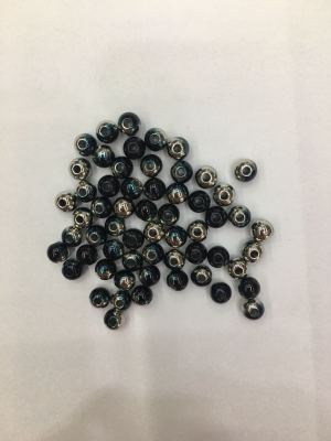 Manufacturers supply imitation pearls, jewelry accessories, plastic beads, acrylic beads, electroplating beads, two - color imitation