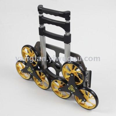 Aluminum alloy multi-function folding luggage cart