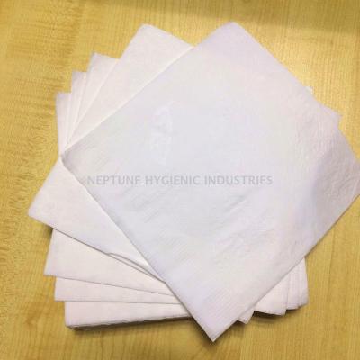 Napkin custom logo40x40 double layer Napkin hotel paper export Napkin folding tissue