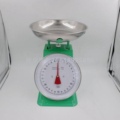 Commercial disc scale spring balance 30 kg household scale vegetable platform balance tray balance