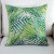 New style tropical plant printing cotton and linen pillow cover decorative bedside chair sofa cushion cover