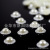 Wholesale pearl sunflower loose beads flat pearl sunflower clothing accessories direct sales