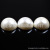 Lacquer imitation pearl 3.5mm millet beads nail decoration pearl ball nail decoration without holes gold beads
