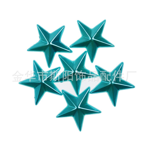 wholesale 9 * 9mm Five-Pointed Star Shape Pearl Loose Beads Yiwu Factory Direct Paint Imitation Pearl Jewelry Accessories 