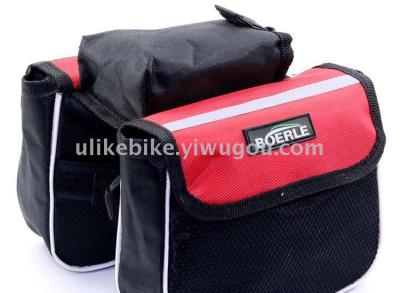 Bicycle front girder pack mountain bike to increase lengthened bilateral pack cycling equipment accessories
