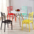 Dining Chair Home Creative Practical Desk Chair Stool Modern Simple Nordic Fashion Plastic Bamboo Chair Backrest Chair