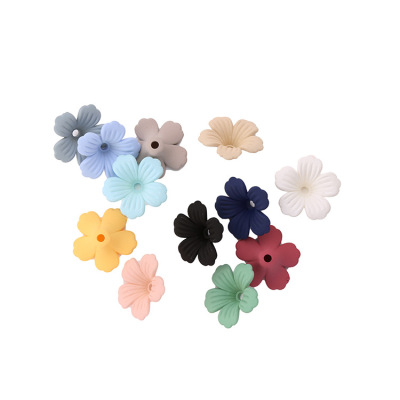 Manufacturers direct sale of new fashion children's candy color hair accessories hair pin flower accessories yiwu wholesale