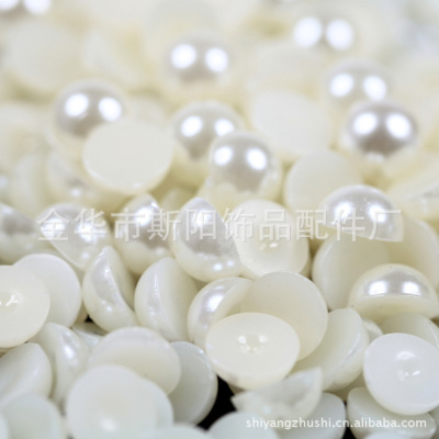 Manufacturers supply a large number of 13MM half plastic paint beads clothing accessories yiwu accessories
