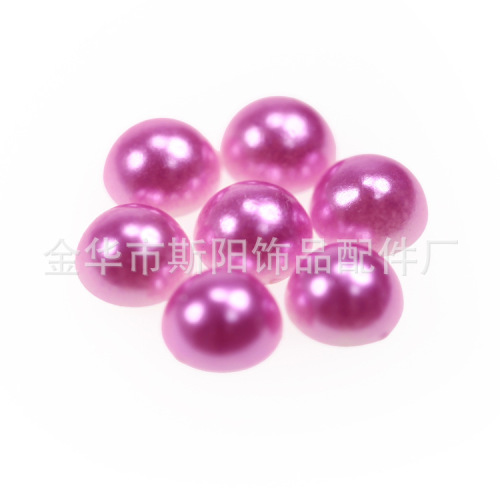 semicircle paint imitation pearl colored beads single monochrome 300 yuan batch factory direct spot supply