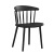 Modern Simple Dining Chair Household Desk and Chair Plastic Backrest Leisure Negotiating Chair American Cafe Chair