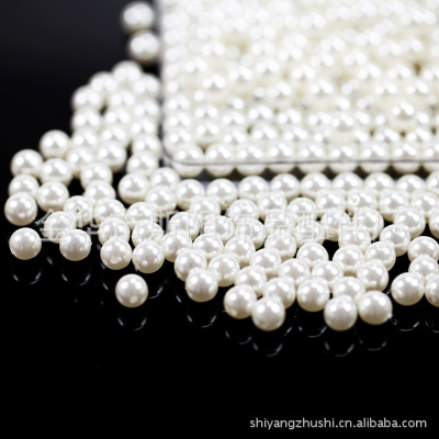 Yiwu wholesale imitated pearl 7mm round beads plastic powder ABS plastic beads manufacturers direct sales