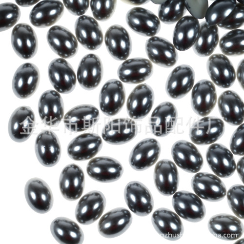 6 * 8mm paint oval beads plastic loose beads clothing accessories accessories yiwu jewelry accessories factory wholesale