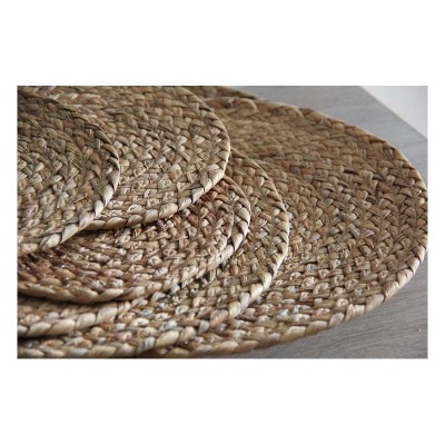 Export american-style rural vintage rural areas, handmade straw MATS, heat insulation pad cup MATS Zambia