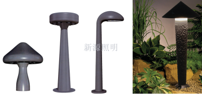 New 2630 Series Mushroom Solar LED Lawn Lamp Pillar Lamp