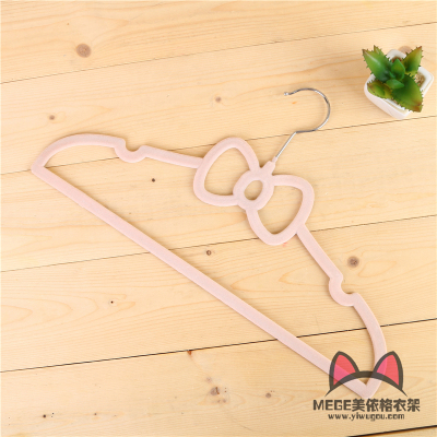 MEGE meiger hanger cartoon bowknot anti-skid hanger creative practical household hanger