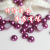 Wholesale creative diy pearl beads 6mm half paint plastic beads manufacturers direct supply