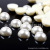Lacquer imitation pearl 3.5mm millet beads nail decoration pearl ball nail decoration without holes gold beads
