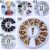 Multicolor Many Styles Mixed Size Resin Rhinestones Shinning Phone CaseStickers DIY Nail Art Decoration in Wheel Body 