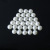 3mm-30mm round half ball bag mobile phone accessories clothing resin accessories white bead wholesale