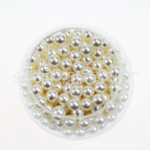 Factory Supply Hot Sale Imitation Pearl No Hole round Beads 16mm Expandable Material Environmental Protection Beading Accessories Wholesale