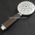 Hot style direct ABS electroplating shower set with three hand-in-hand shower heads