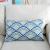Sell wave blue style cotton hemp sofa waist by holding pillow cover car cushion cover floating window mat