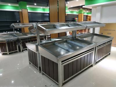 Stainless steel food stand stainless steel double vegetable stand