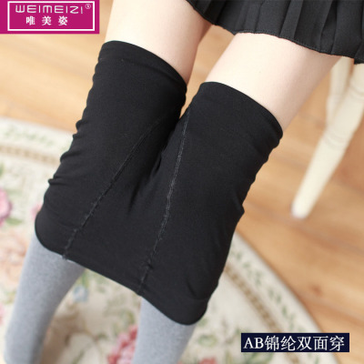 AB nylon velvet plus fat plus-size pantyhose double crotch pressure leggings factory direct sale pantyhose