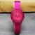 Foreign trade hot style new small fresh color transparent digital men's and women watches student watches