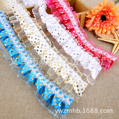 Hot style Korean edition lace exquisite fashion lace fabric personality dot diy clothing accessories