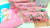 Creative girl heart pink pen bag lovely candy bag small fresh student Stationery bag large capacity pencil bag
