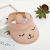 Summer Korean Style Baby Sun Protection Straw Sun Hat Sun Protection Children's Ears Cat Topless Hat Cute Cartoon Wholesale