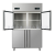 Xuejin commercial four - door kitchen refrigerator vertical refrigeration freezer stainless steel double - 