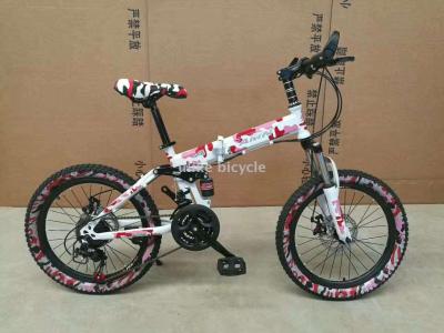 Bicycle camouflage series 20 \"21 - speed wheel high carbon steel frame mountain bike factory direct sales