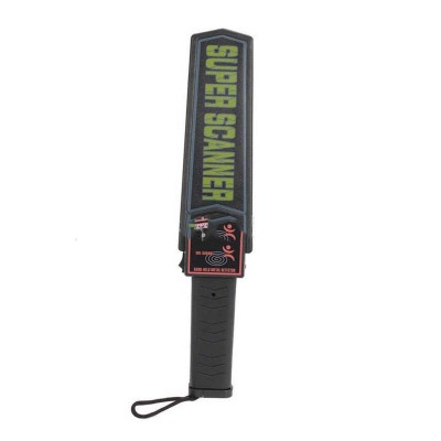 Hand-held metal detectors are used to check metal detectors that contain banned items such as knives and mobile phones