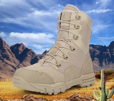 Outdoor army fan supplies special soldiers field training combat boots high-top desert boots shoes