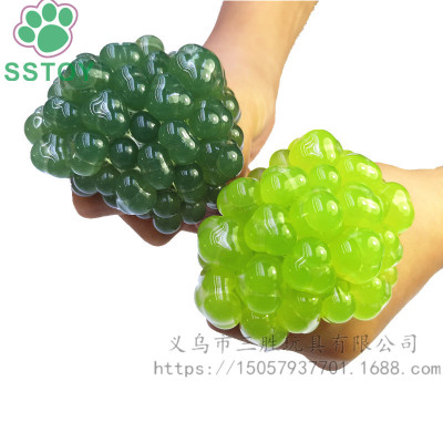 Creative new style feeling temperature and color changing beads 6.0 release the grape golfer pinching the grape ball
