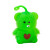Sansheng toy factory direct sales light wool ball care little bear flash ball elastic wool ball TPR toys